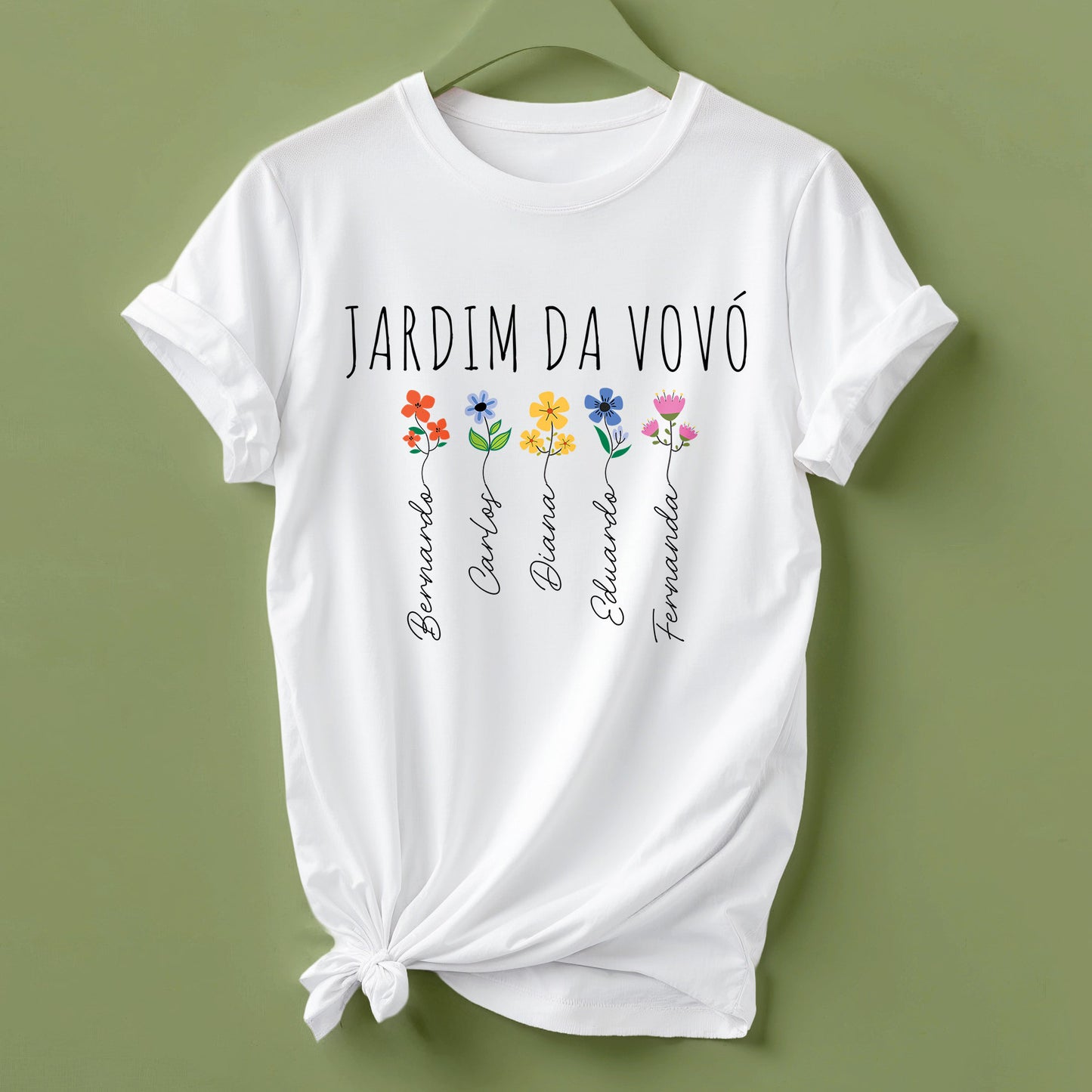 Camiseta Personalizada JARDIM da VOVÓ