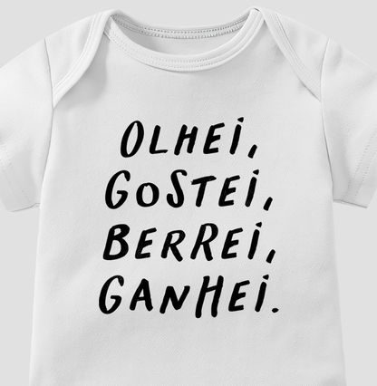 Berrei, Ganhei.