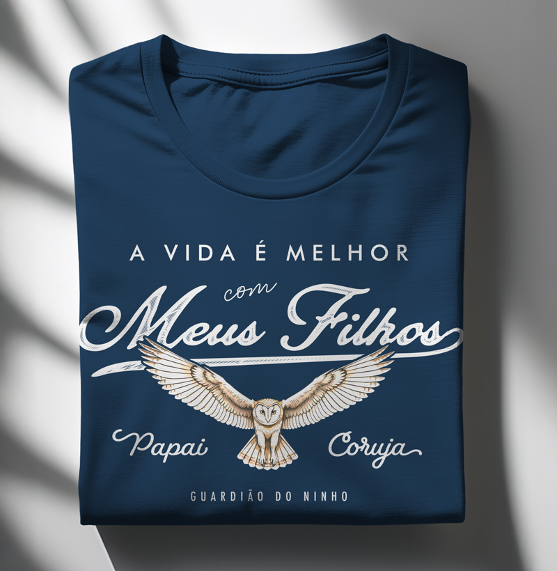 Camiseta Pai Coruja