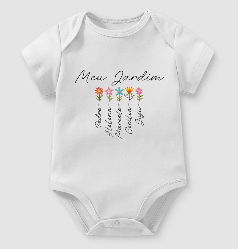 Body Infantil Meu Jardim | Personalize