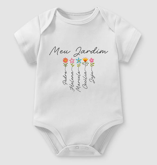 Body Infantil Meu Jardim | Personalize