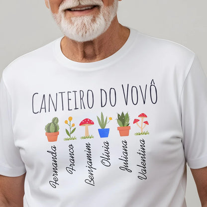 Camiseta Personalizada Meu Canteiro