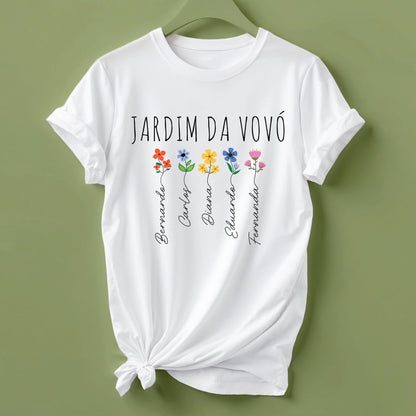 Camiseta Personalizada JARDIM da VOVÓ